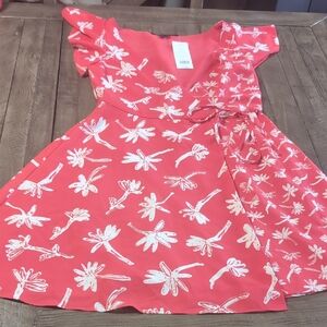 French Connection Lollipop Red Wrap Dress